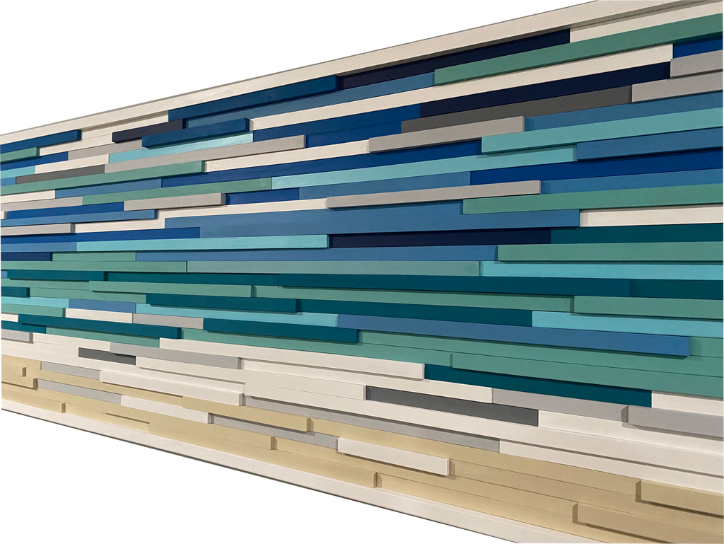 Bech Home Decor - Wood Wall Art - Modern Wall Art For Beach Home