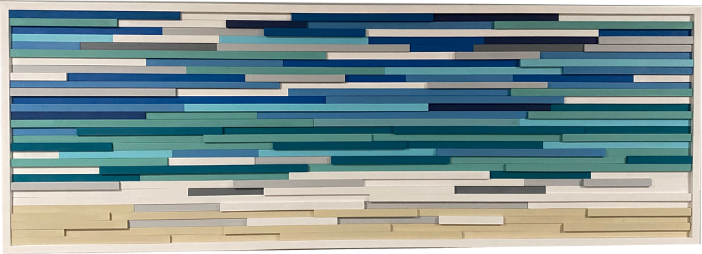 Bech Home Decor - Wood Wall Art - Modern Wall Art For Beach Home