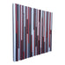 Wood Wall Art - Reclaimed Wood 36x36 in Reds, Whites, Grays Wood Sculpture - Modern Textures