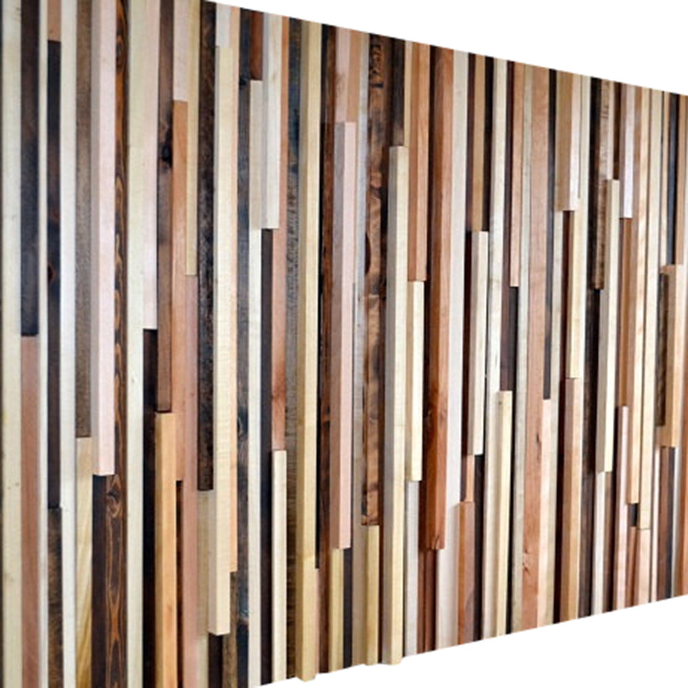 Wall Art - Wood Sculpture Queen Headboard or Wall Art - Lines - 36 x 64 - Modern Textures