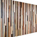 Wall Art - Wood Sculpture Queen Headboard or Wall Art - Lines - 36 x 64 - Modern Textures