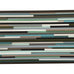 Modern Wood Sculpture Wall Art - Lines - 24 x 48 - Modern Textures