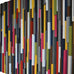 Modern Wood Sculpture Wall Art - 3D Art - Queen Headboard - 32 x 70 - Modern Textures