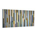 Wood Wall Art Sculpture - 3D Art - Headboard - 36x72 - Modern Textures