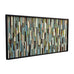 Wall Art - 3D Art- Recycled Wood Art Sculpture - Modern Wall Art - 24x48 - Modern Textures