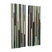 Wood Wall Art - Wood Art - Reclaimed Wood Art - 12x36 Set - Earthy Neutrals - Modern Textures