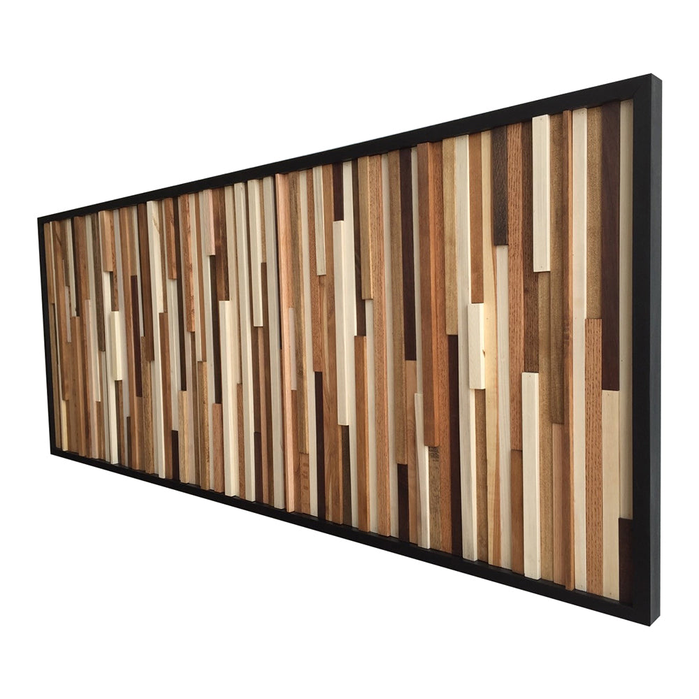 Wood Wall Art - Wood Art - Reclaimed Wood Art - Wall Installation - Modern Textures