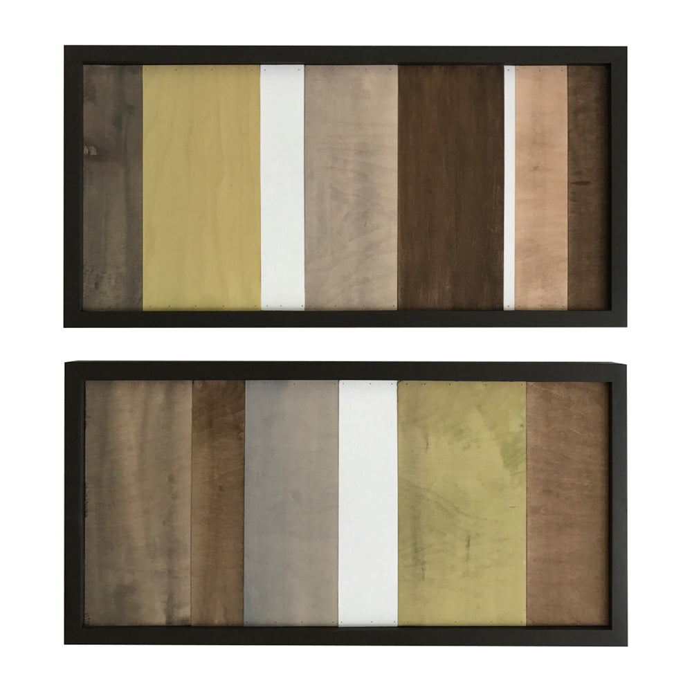 Wood Wall Art - Wood Art - Reclaimed Wood Art - Color Block Collection - 12x24 set - Modern Textures