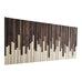 Wall Art - Wood Wall Art - Rustic Wood Sculpture Wall Installation 46X22 - Modern Textures