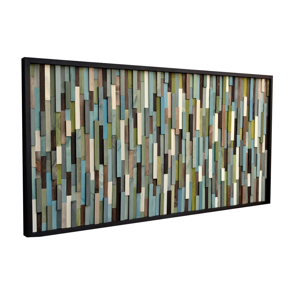Headboard - Full Headboard - Wood Wall Art - 3D Art - 24x56 - Modern Textures