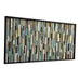 Wall Art - 3D Art- Recycled Wood Art Sculpture - Modern Wall Art - 24x48 - Modern Textures