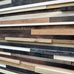 Modern Wood Headboard - Full Headboard - Reclaimed Wood Sculpture - 24x56 - Modern Textures