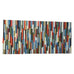 Wood Wall Art - Modern Reclaimed Wood Art Wall Sculpture- Abstract Painting on Wood - 24x50 - Modern Textures