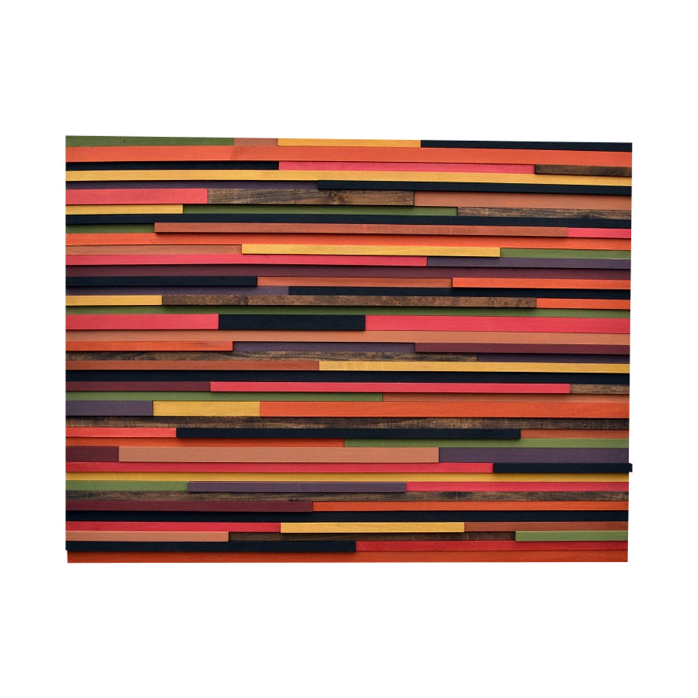 Wood Wall Art/Sculpture - Reclaimed Wood - Abstract Sculpture - 3D Art - 36x48 - Modern Textures