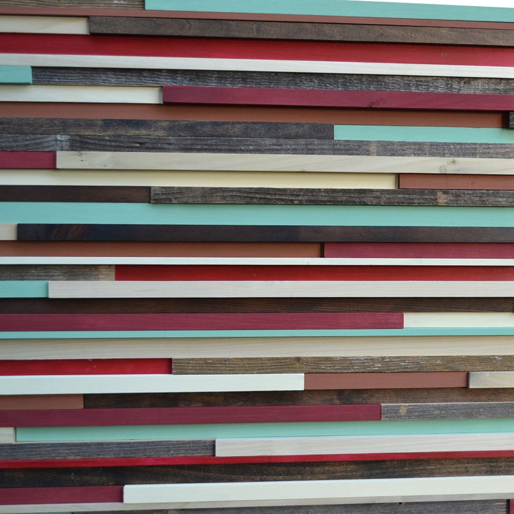 Modern Wall Art Wood Sculpture - Art on Wood - 3D Art - 24x48 - Modern Textures