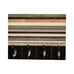 Wood Wall Art with Hooks - Key Hanger - Organizer - Recycled, Distressed Wood - 14x11 - Modern Textures