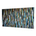 Wood Wall Art/Sculpture Wall Artwork - 3D Art - 40 x 70 - Turquoise and Green - Modern Textures