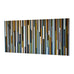 Wood Wall Art Sculpture - 3D Art - Headboard - 36x72 - Modern Textures