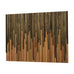 Wall Art - Wood Wall Art - Rustic Wood Sculpture Wall Installation 46X36 - Modern Textures