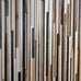 Wood Wall Art - 3D Art - Sculpture King Headboard - 36 x 78 - Modern Textures