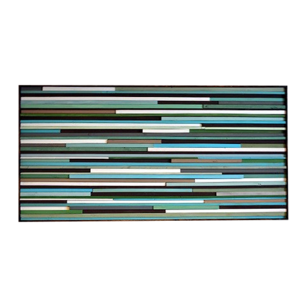 Wood Wall Art Sculpture - Wall Art - 3D Art - 24 x 48 - Modern Textures
