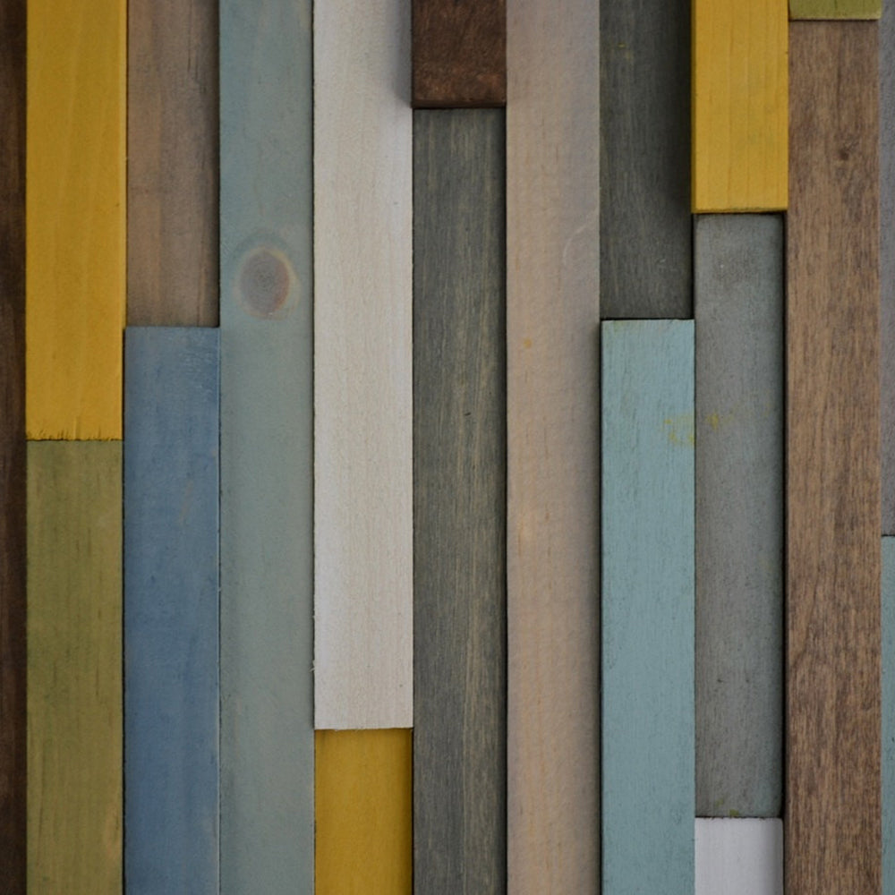 Wood Wall Art - Wall Sculpture - 3D Art - 24x48 - Modern Textures