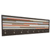 Wood Wall Art - Wood Art - Reclaimed Wall Art - Coat Rack 60x18 - Modern Textures