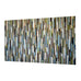 Wood Sculpture Queen Headboard or Wall Art - Skinny Rectangles - 36 x 65 - Modern Textures