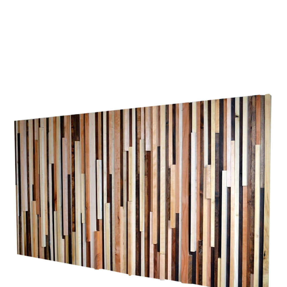 Wall Art - Wood Sculpture Queen Headboard or Wall Art - Lines - 36 x 64 - Modern Textures