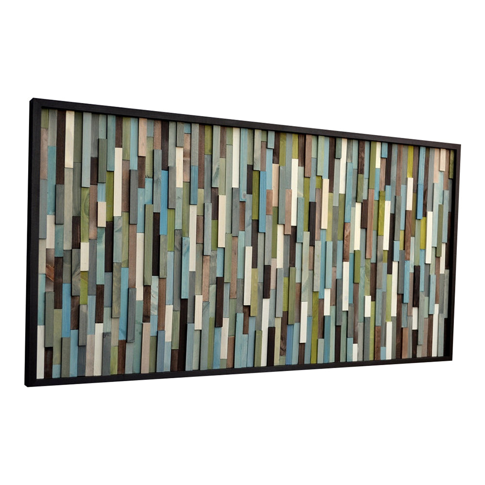 Headboard - Full Headboard - Wood Wall Art - 3D Art - 24x56 - Modern Textures