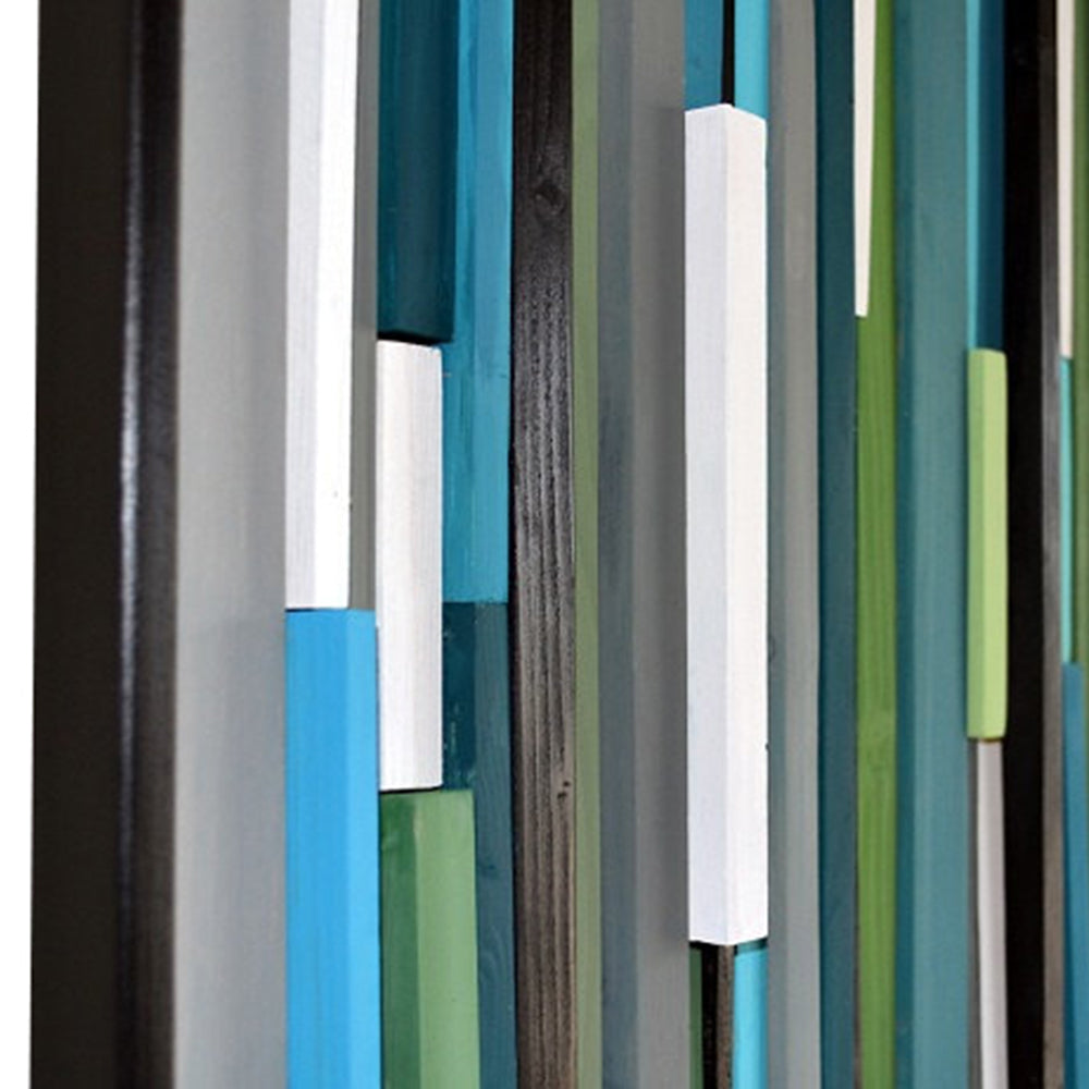 Wood Wall Art - Reclaimed Wood Art - 3D Art - 20x60 - Modern Textures