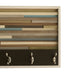Coat Rack - Wood Wall Art - Wood Art - Reclaimed Wall Art 18X30 - Modern Textures