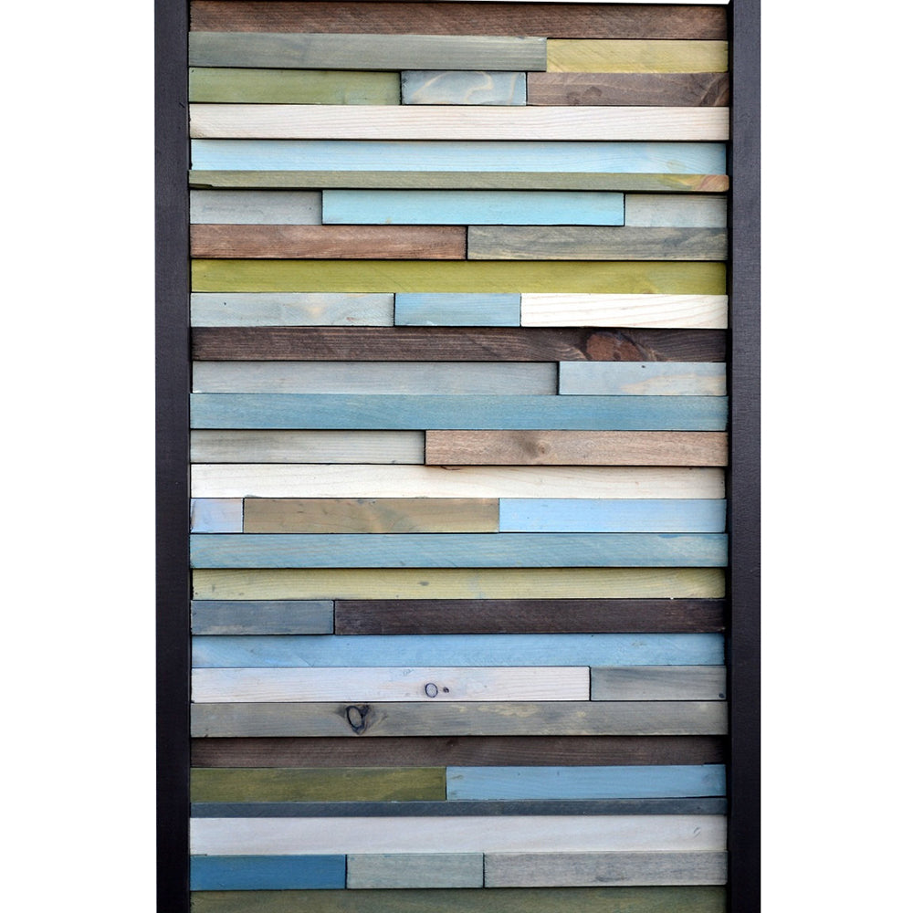 Wood Wall Art - 3D Art - Reclaimed/Recycled Wood Art - Modern Textures