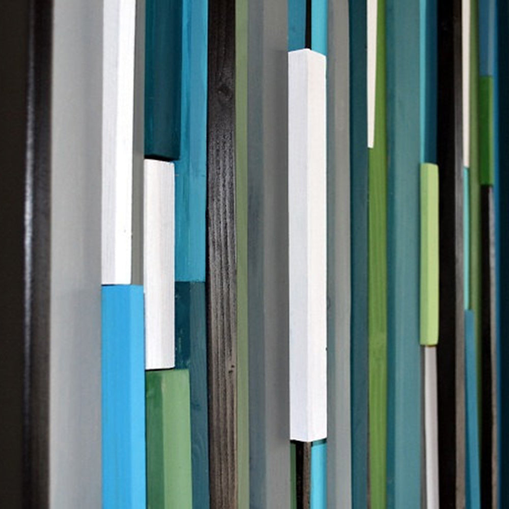 Wood Wall Art - 3D art - Modern Wood Sculpture - 15x38 - Modern Textures