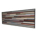 Wood Wall Art - Reclaimed Wood Art Sculpture - Modern Wall Art/Abstract Painting on Wood 18x46 - Modern Textures