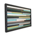 Wood Sculpture Wall Art - Recycled Wood - 3D Art - 12x20 - Modern Textures