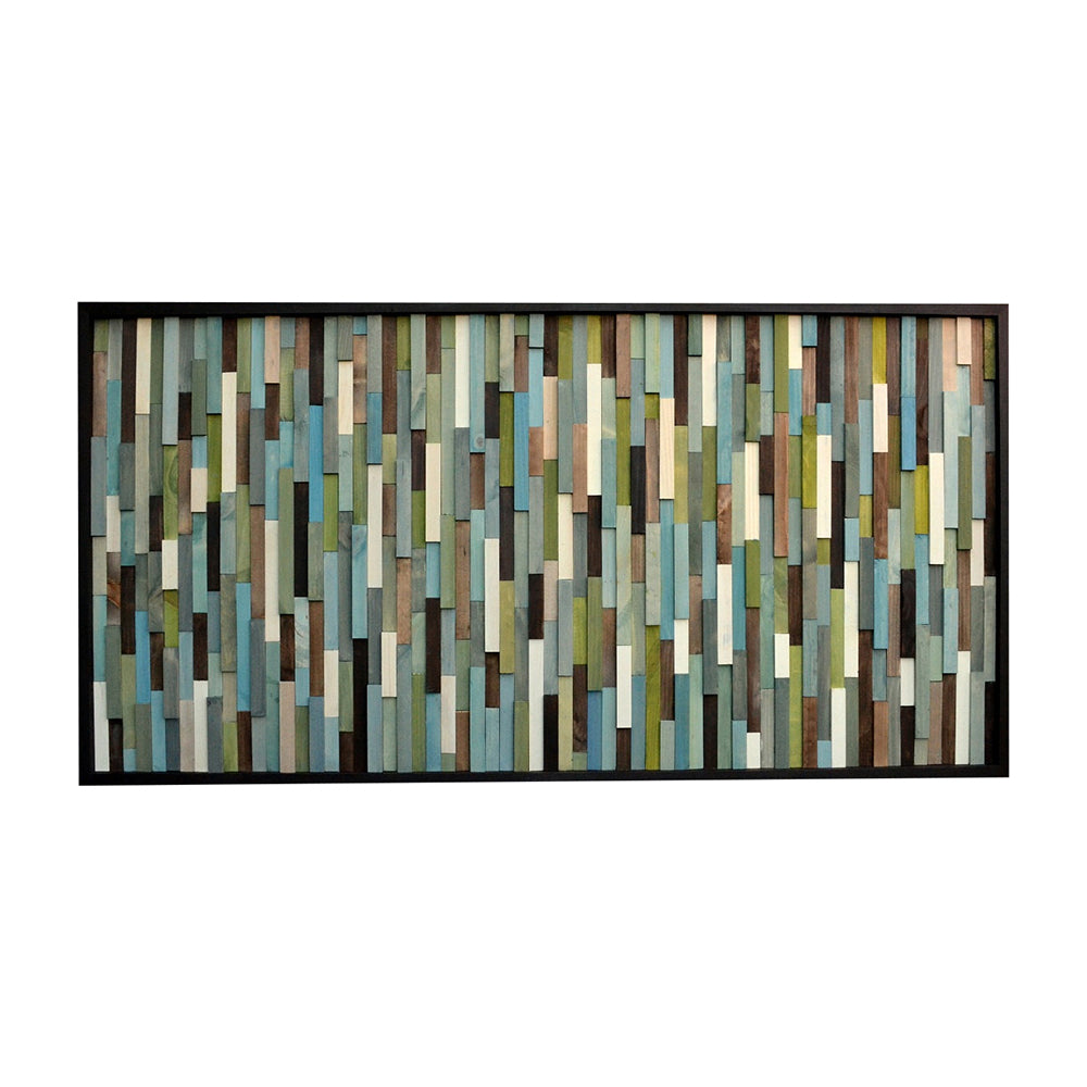Headboard - Full Headboard - Wood Wall Art - 3D Art -  24x56 - Modern Textures