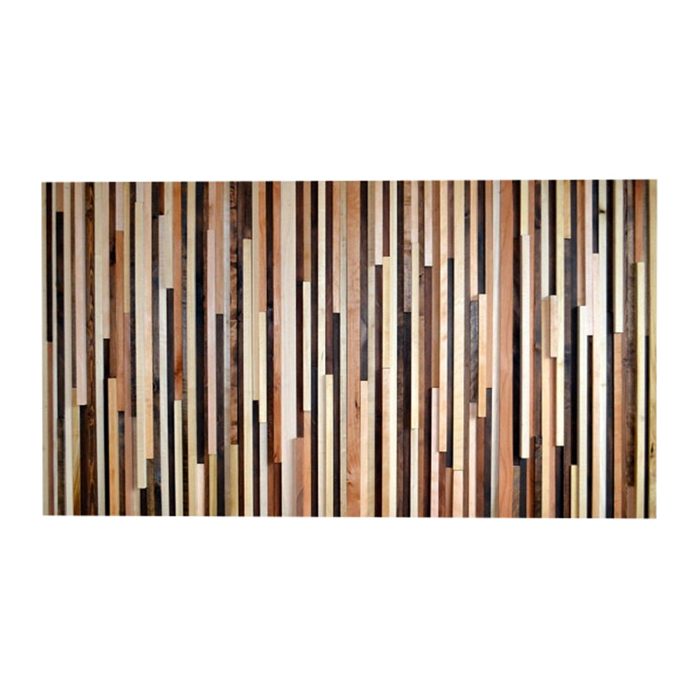 Wall Art - Wood Sculpture Queen Headboard or Wall Art - Lines - 36 x 64 - Modern Textures