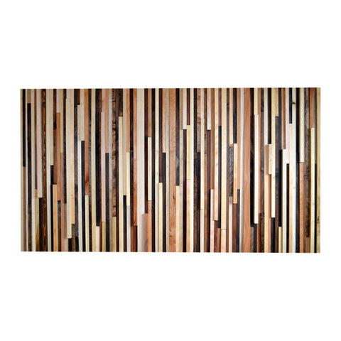 Wall Art - Wood Sculpture Queen Headboard or Wall Art - Lines - 36 x 64 - Modern Textures