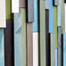 Wall Art - 3D Art- Recycled Wood Art Sculpture - Modern Wall Art - 24x48 - Modern Textures