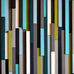 Wood Wall Art/Sculpture Wall Artwork - 3D Art - 40 x 70 - Turquoise and Green - Modern Textures