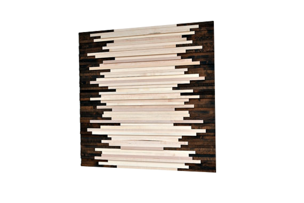 Wood Wall Art - Reclaimed Wood Art Sculpture - Modern Artwork - Minimalistic Design - Modern Textures