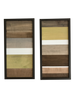 Wood Wall Art - Wood Art Sculpture - Modern Artwork - Greens, Browns, White - Modern Textures