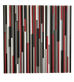Wood Wall Art - Reclaimed Wood Art Sculpture - Modern 3D Artwork Red, White, Black - Modern Textures