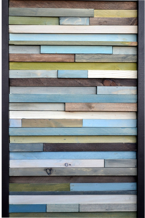 Wood Wall Art - Reclaimed Wood Art Sculpture - 3D Artwork - Modern Textures