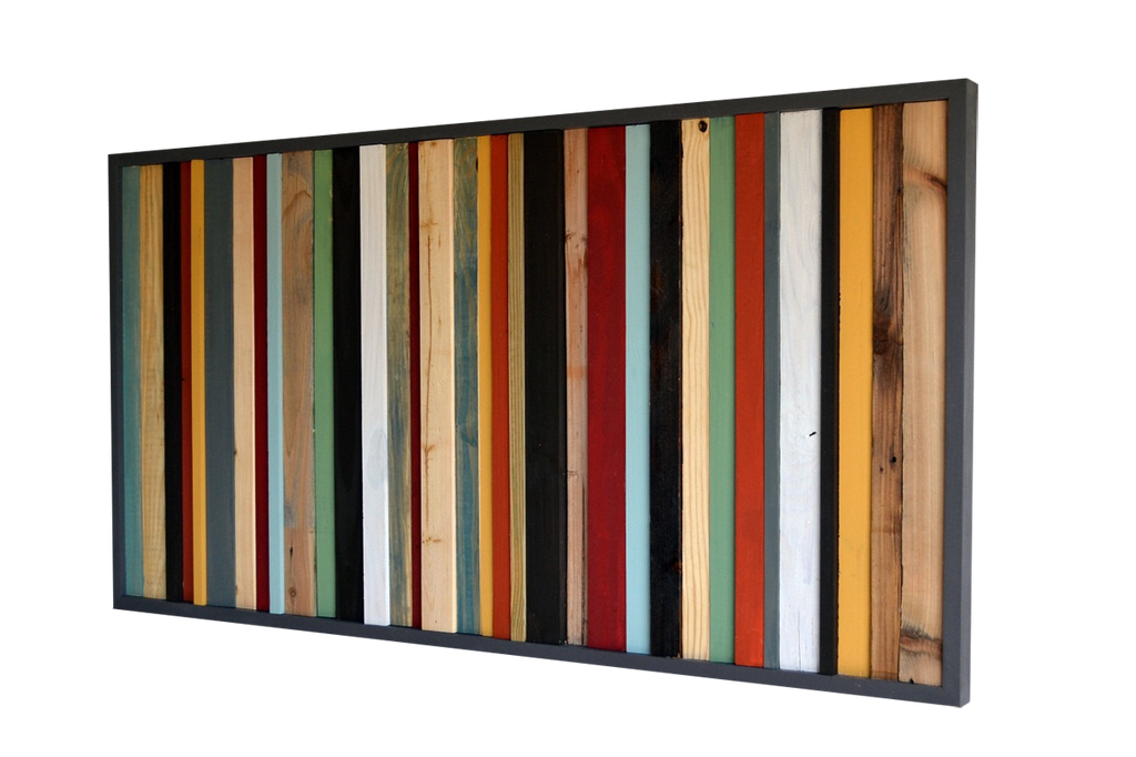Wood Wall Art - Reclaimed Wood Art Sculpture - Modern Artwork - Modern Textures