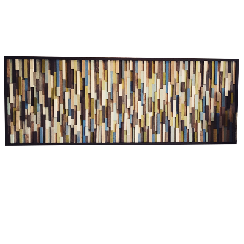 Wood Wall Art - Reclaimed Wood Art Sculpture - Modern Artwork - 3D Artwork - Modern Textures