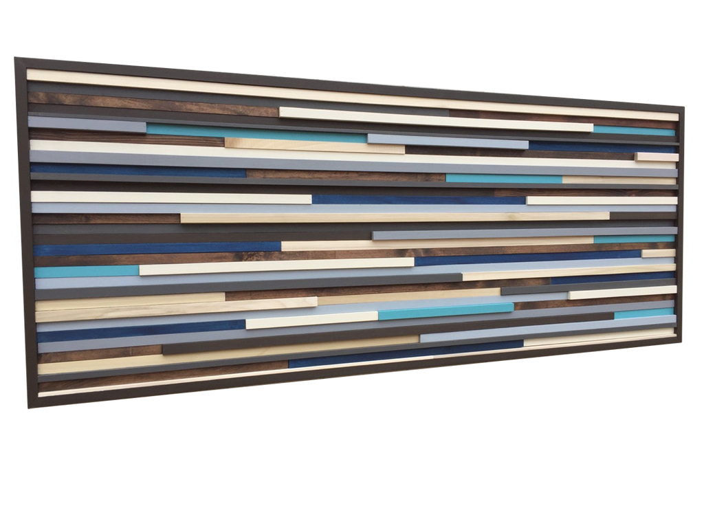 Wood Wall Art - Reclaimed Wood Art Sculpture - Modern Artwork - Modern Textures