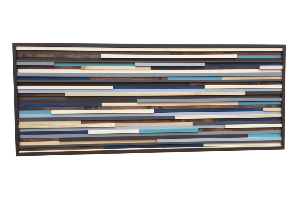 Wood Wall Art - Reclaimed Wood Art Sculpture - Modern Artwork - Modern Textures