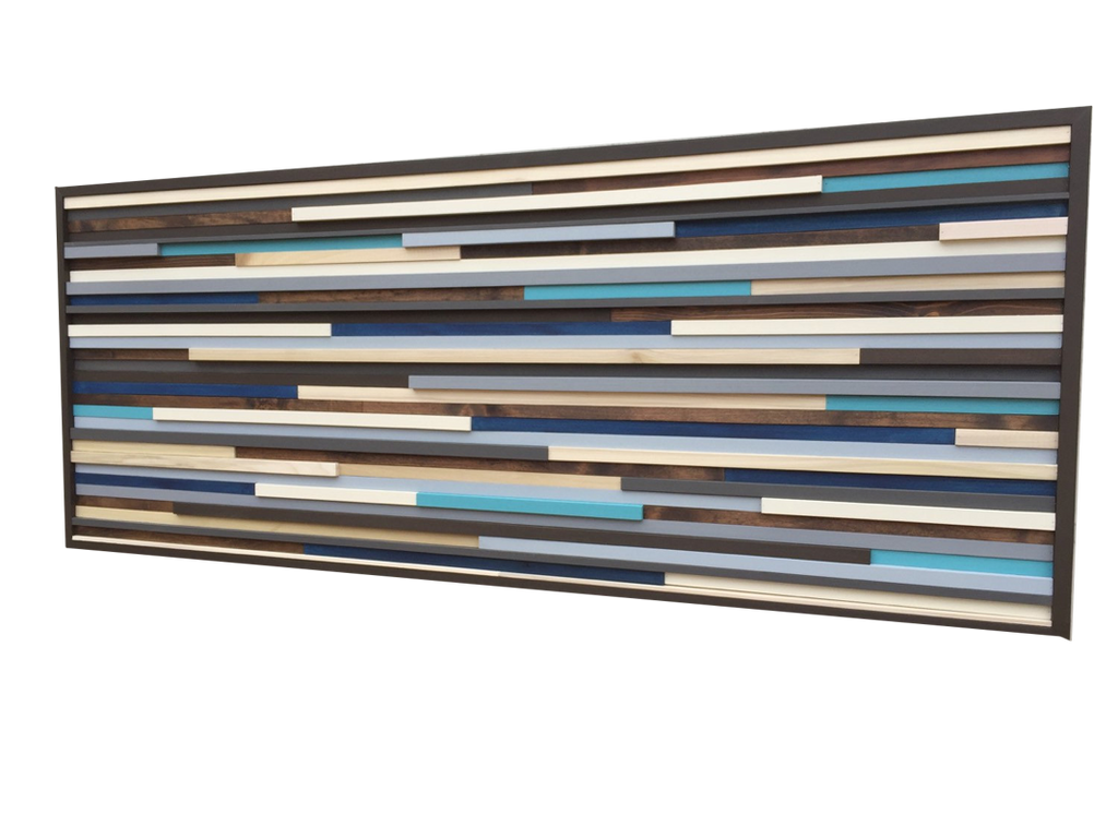 Wood Wall Art - Reclaimed Wood Art Sculpture - Modern Artwork - Modern Textures